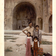 In front of the bas reliefs at Kermanshah.